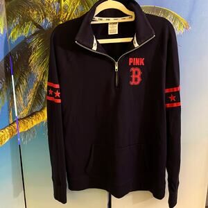 Boston Red Sox‎ navy/red Victoria’s Secret PINK sweatshirt size Small
